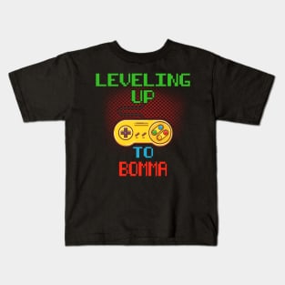 Promoted To BOMMA T-Shirt Unlocked Gamer Leveling Up Kids T-Shirt